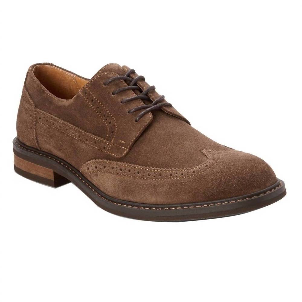 NEW VIONIC men's bowery bruno oxford shoes in dark brown